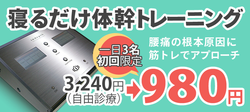 寝るだけ体幹トレーニング980円